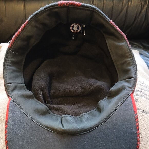 Authentic Canada Goose Buffalo Plaid Wool Lumberjack Hat - Picture 2 of 8